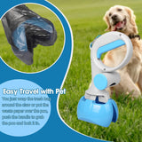 Heavy-Duty Pet Pooper Scooper with Trash Bag Holder - Non-Breakable Design