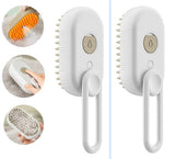 3-in-1 Electric Steam Brush for Cats & Dogs - Pet Grooming Massage Comb