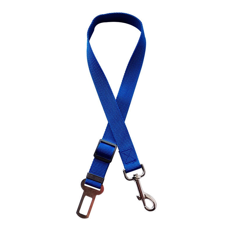 djustable Pet Car Seat Belt – Safety Harness Lead Clip for Dogs & Cats”