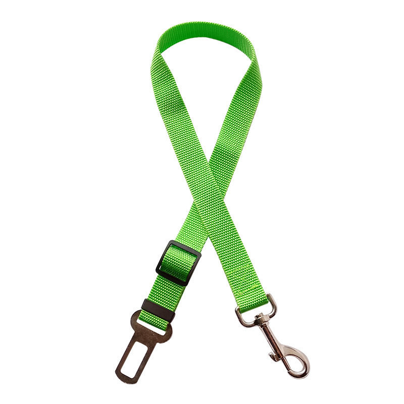 djustable Pet Car Seat Belt – Safety Harness Lead Clip for Dogs & Cats”