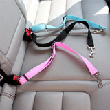 djustable Pet Car Seat Belt – Safety Harness Lead Clip for Dogs & Cats”