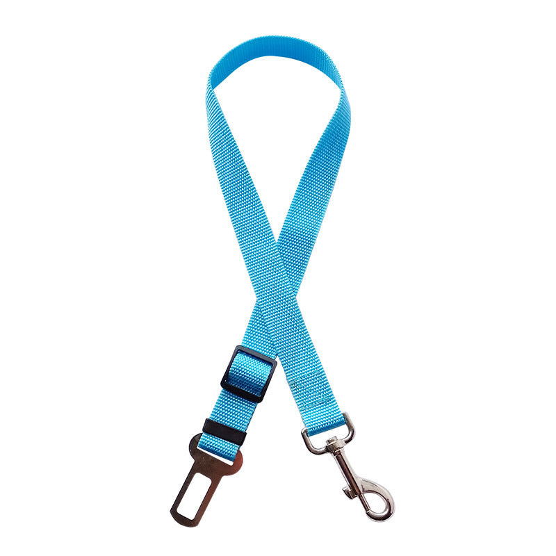 djustable Pet Car Seat Belt – Safety Harness Lead Clip for Dogs & Cats”