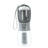 “3-in-1 Portable Pet Water & Food Cup with Waste Bag Dispenser – Multi-Functional Travel Bottle for Dogs & Cats”