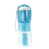 “3-in-1 Portable Pet Water & Food Cup with Waste Bag Dispenser – Multi-Functional Travel Bottle for Dogs & Cats”
