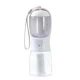 “3-in-1 Portable Pet Water & Food Cup with Waste Bag Dispenser – Multi-Functional Travel Bottle for Dogs & Cats”