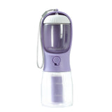 “3-in-1 Portable Pet Water & Food Cup with Waste Bag Dispenser – Multi-Functional Travel Bottle for Dogs & Cats”