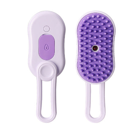 3-in-1 Electric Steam Brush for Cats & Dogs - Pet Grooming Massage Comb